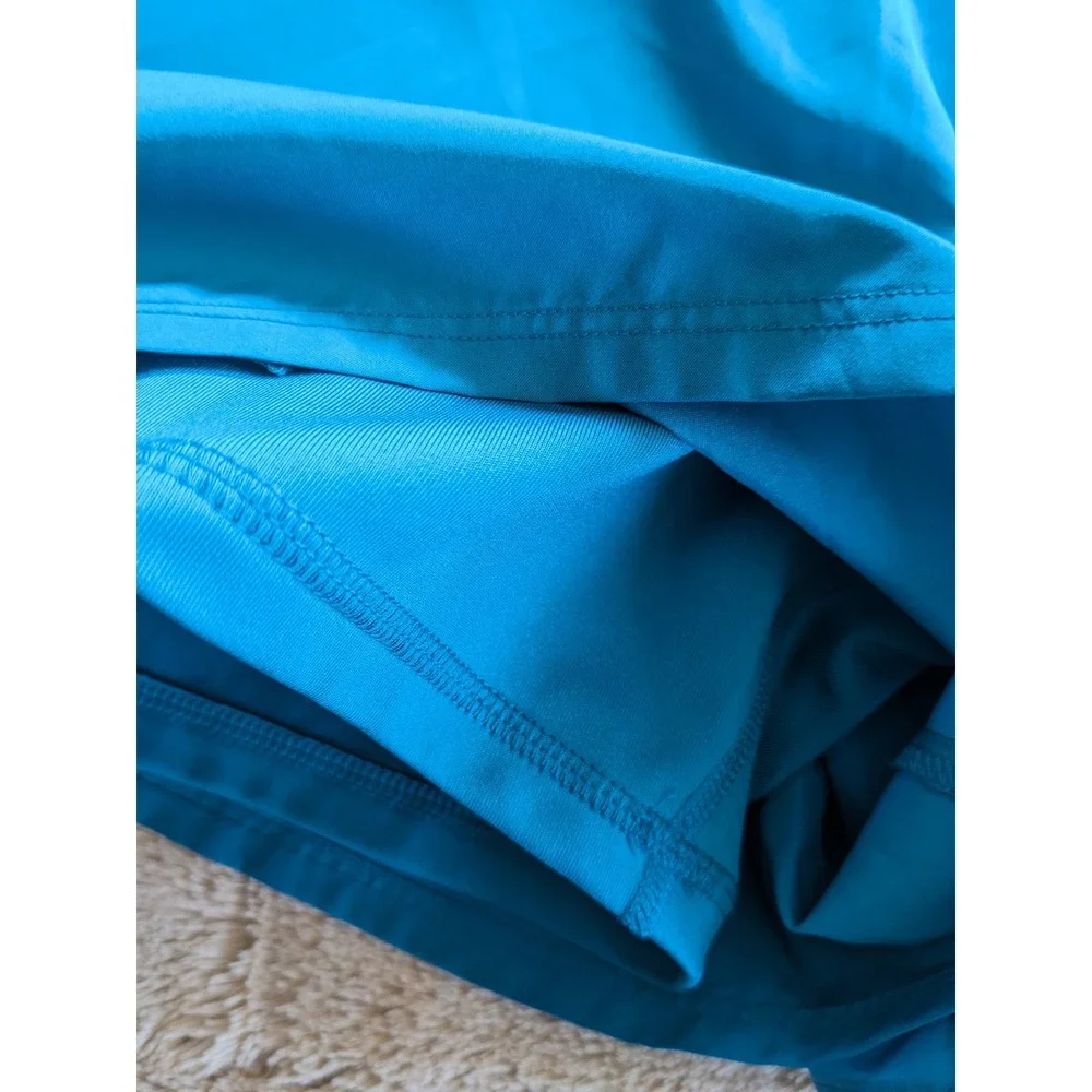 Xersion Quick-Dri Women Blue Athletic Running Shorts Size L Large 14.5/16.5P
